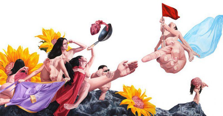Странные иллюстрации вьетнамского художника Нгуена Сюанхуя